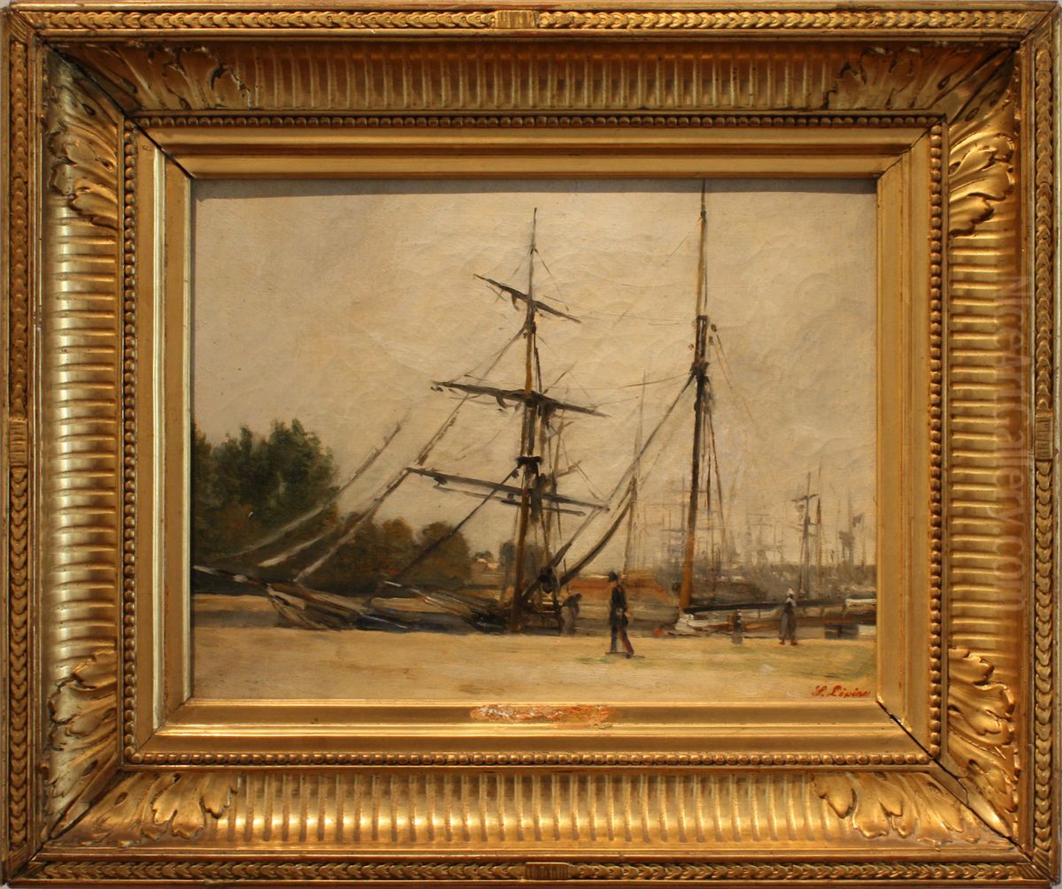 Caen: the customs Oil Painting by Stanislas Lepine