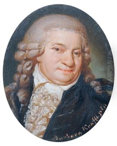 Oval portrait of a Man