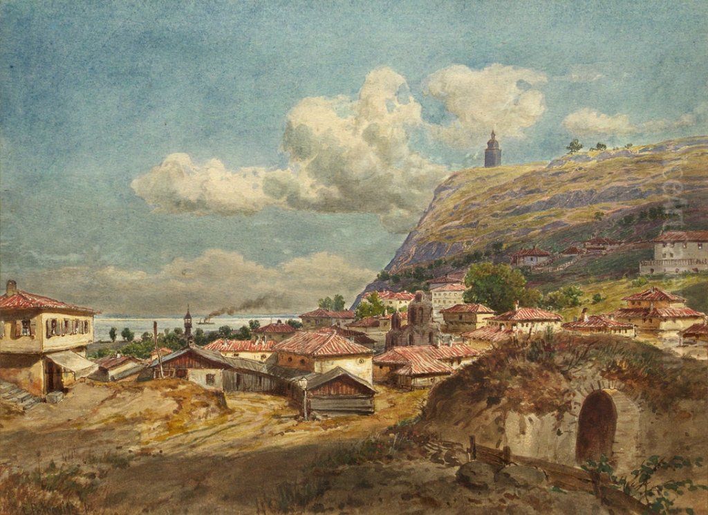 Nikopol Oil Painting by Felix Philipp Kanitz
