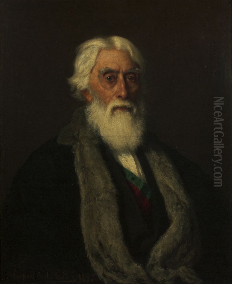 Feldzeugmeister Anton Graf Prokesch von Osten Oil Painting by Leopold Carl Muller
