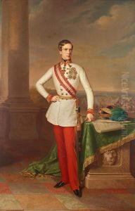 Kaiser Franz Joseph I. in der Galauniform eines osterreichischen Feldmarschalls