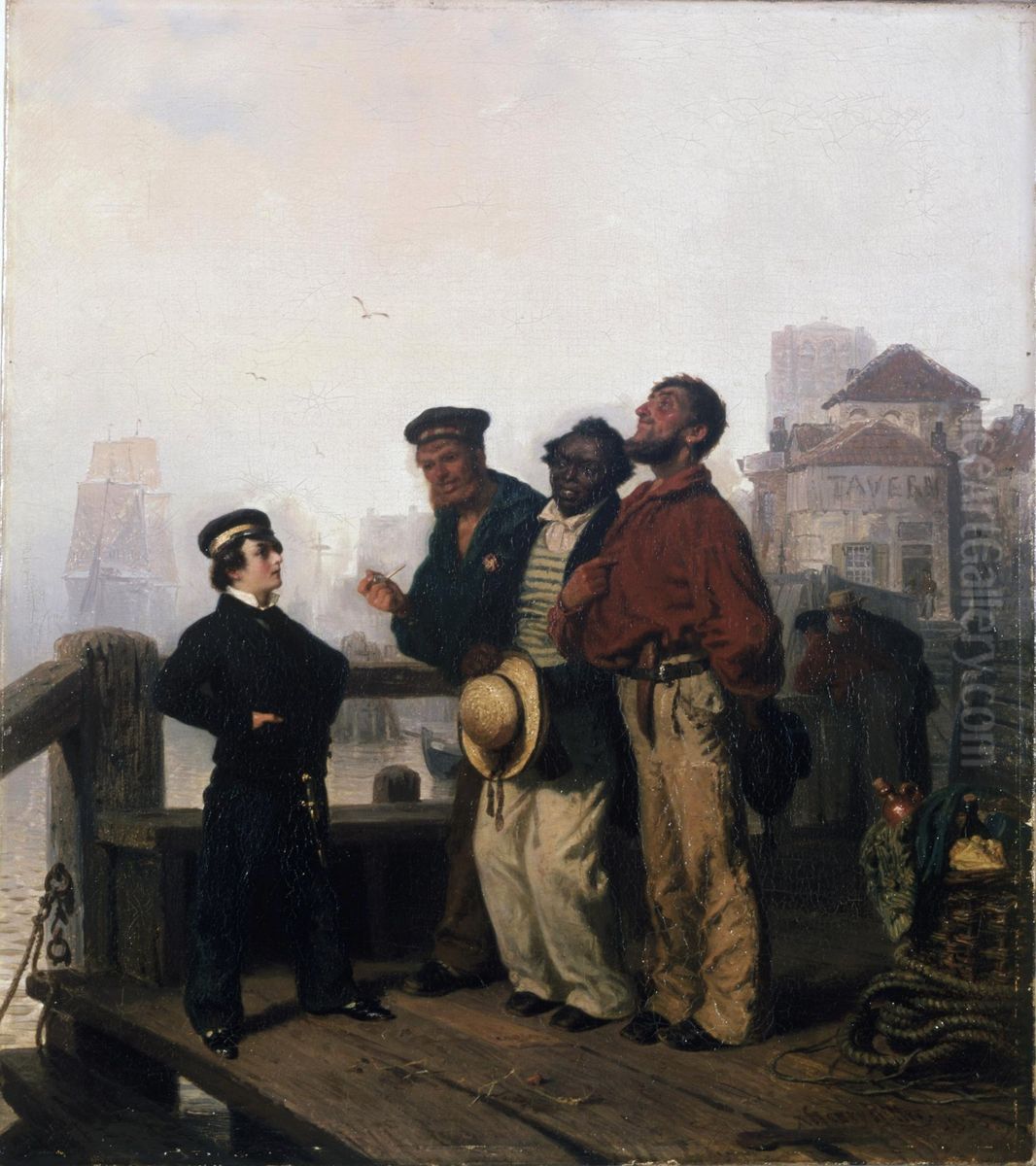 Middy's Predigt Oil Painting by Henry Ritter