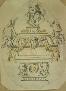 Reliquary tomb with statue of St. James