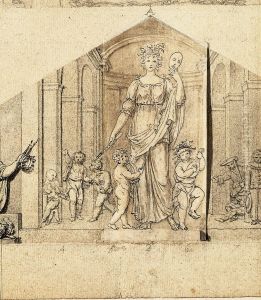 Allegorische Gruppe der Commedia dell'arte