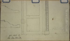 Ebauche d'une porte et d'un encadrement de porte Ebauche d'une porte et d'un encadrement de porte