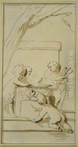 Ebauche d'une grisaille de l'Hiver Ebauche d'une grisaille de l'Hiver