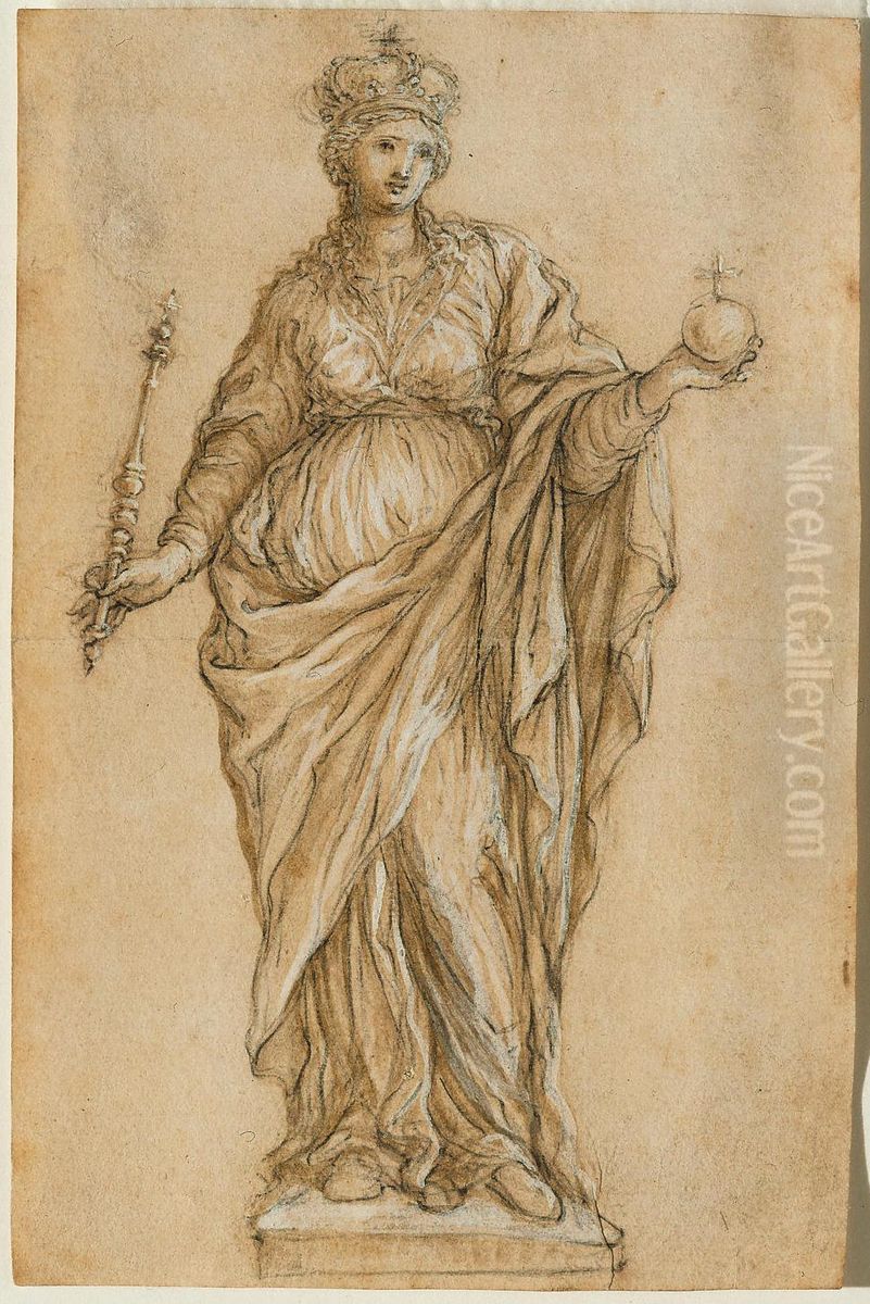 Marie Regina Coeli (?) Oil Painting by unknown