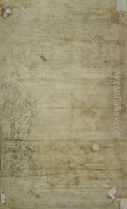 Bleistiftskizze eines Ornamentik-Elements Bleistiftskizze eines Ornamentik-Elements