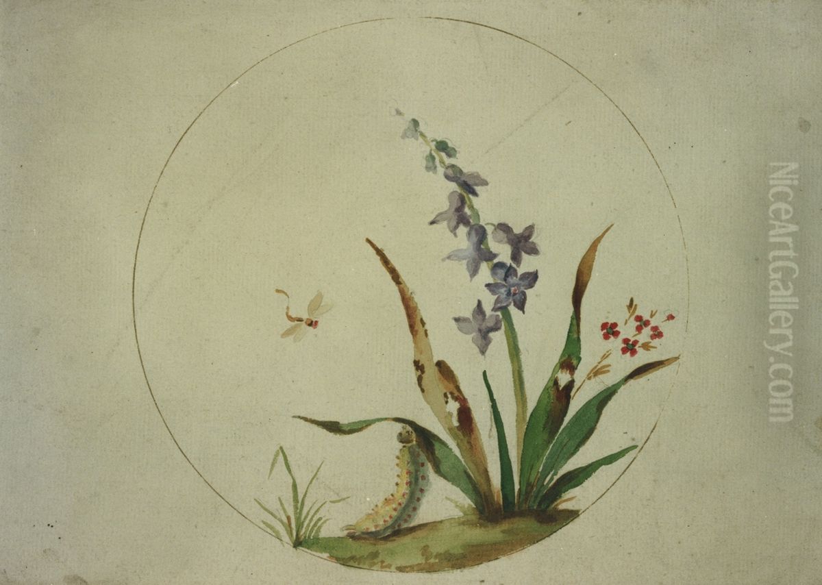 Dekoratives Medaillon Oil Painting by unknown