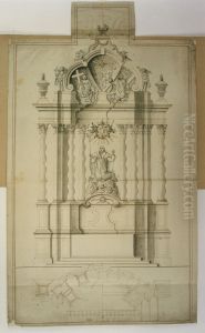 Arpentage du maitre-autel de l'eglise Saint-Jacob a Anvers