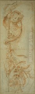 Ebauche d'un motif decoratif