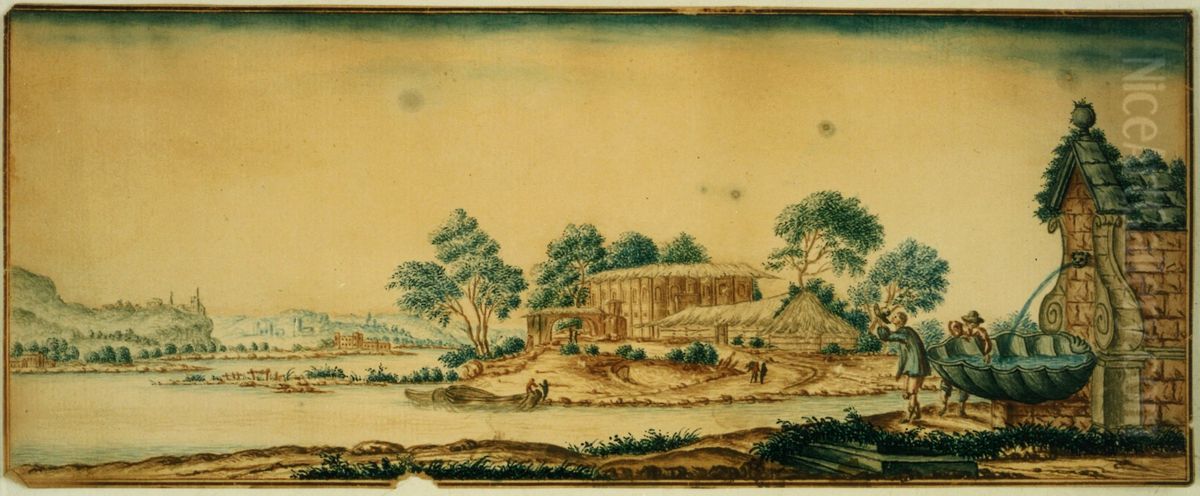 Panoramische Landschaft Oil Painting by unknown