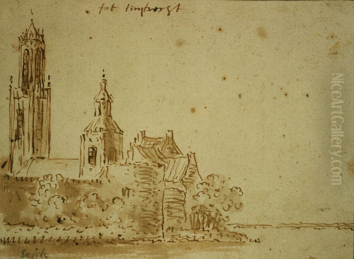 Stadtansicht von Utrecht Oil Painting by unknown