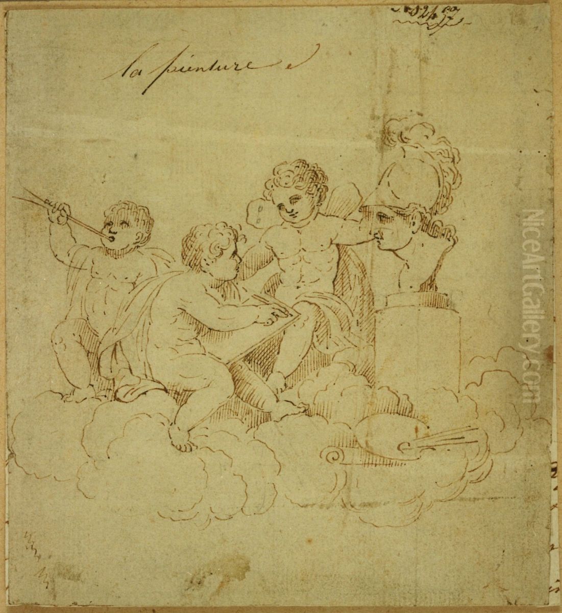 Allegory of Painting Oil Painting by unknown