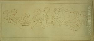 Wijpersende putti