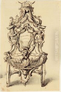 Ebauche pour l'arriere de la voiture IV du cortege de Saint-Rombaut a Malines