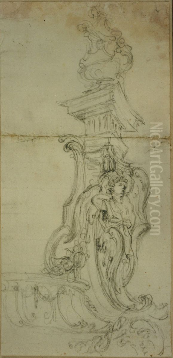 Design for a detail of the back of float IV for the 