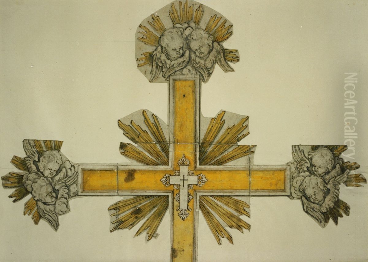 Ebauche d'une croix Oil Painting by unknown