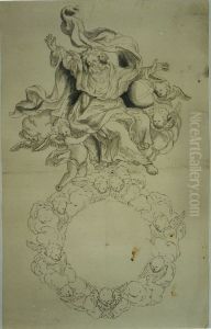 Representation de Dieu le Pere avec une couronne
