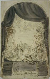 Scene from the Passion of Christ: His capture in the Garden of Olives