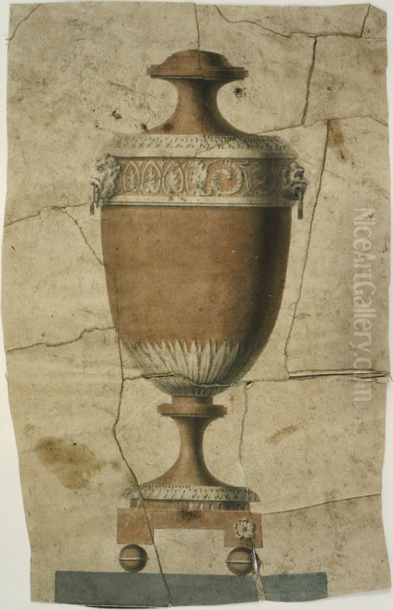Zeichnung einer Tonvase Oil Painting by unknown