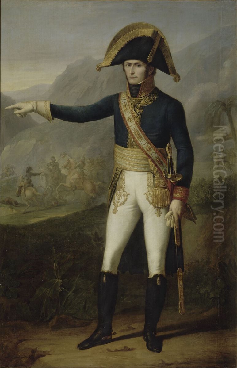 Charles-Emmanuel Leclerc, general-in-chief of the army of Saint-Domingue (1772-1802) Oil Painting by Francois Kinson