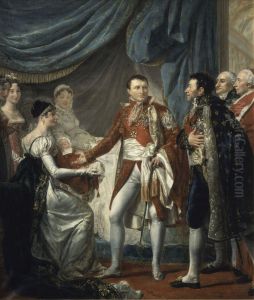 Napoleon I presents the King of Rome to the dignitaries of the Empire, March 20, 1811 Napoleon I presents the King of Rome to the dignitaries of the Empire, March 20, 1811