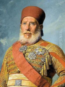 Ibrahim Pacha (1789-1848), vice-roi d'Egypte en 1848 apres l'abdication de son pere Mehemet Ali