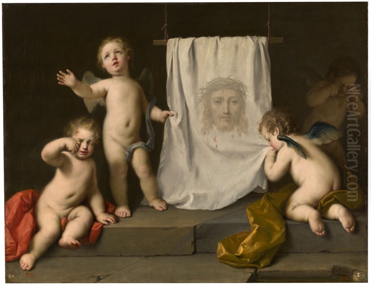 The Holy Face Oil Painting by Jacopo Amigoni