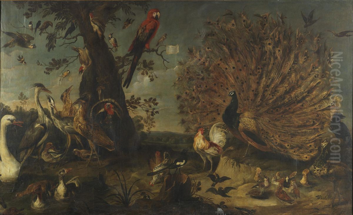 Concert of Birds Oil Painting by Frans Snyders