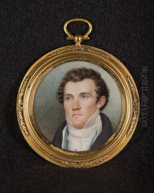 Grenville Mellen (1799-1841) Oil Painting by Sarah Goodridge