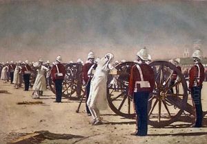 Blowing from Guns in British India