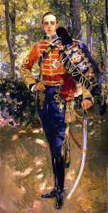 Portrait of King Alfonso XIII in a Hussar's Uniform