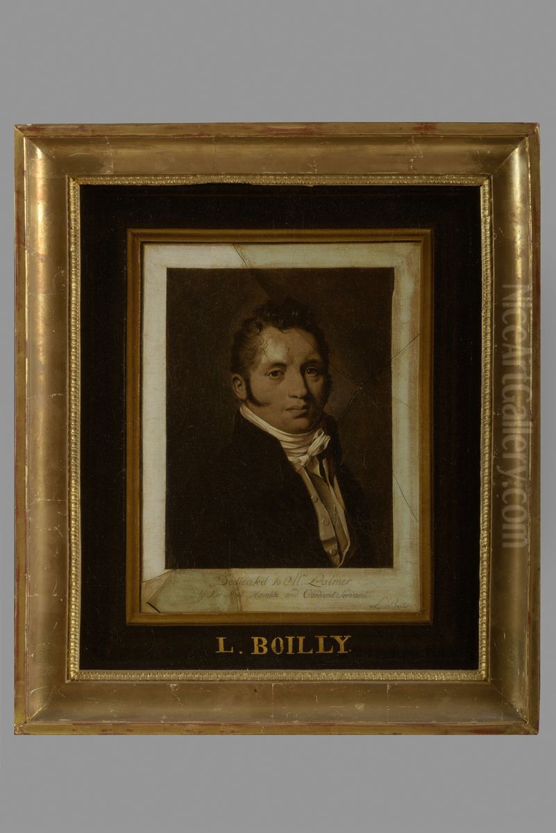 Portrat JF Vandrel Oil Painting by Louis-Leopold Boilly