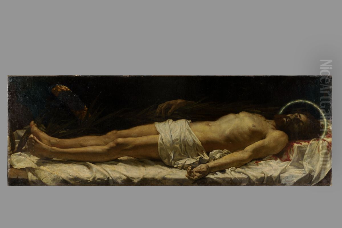 Martyr couche Oil Painting by Louis Jacquesson de La Chevreuse