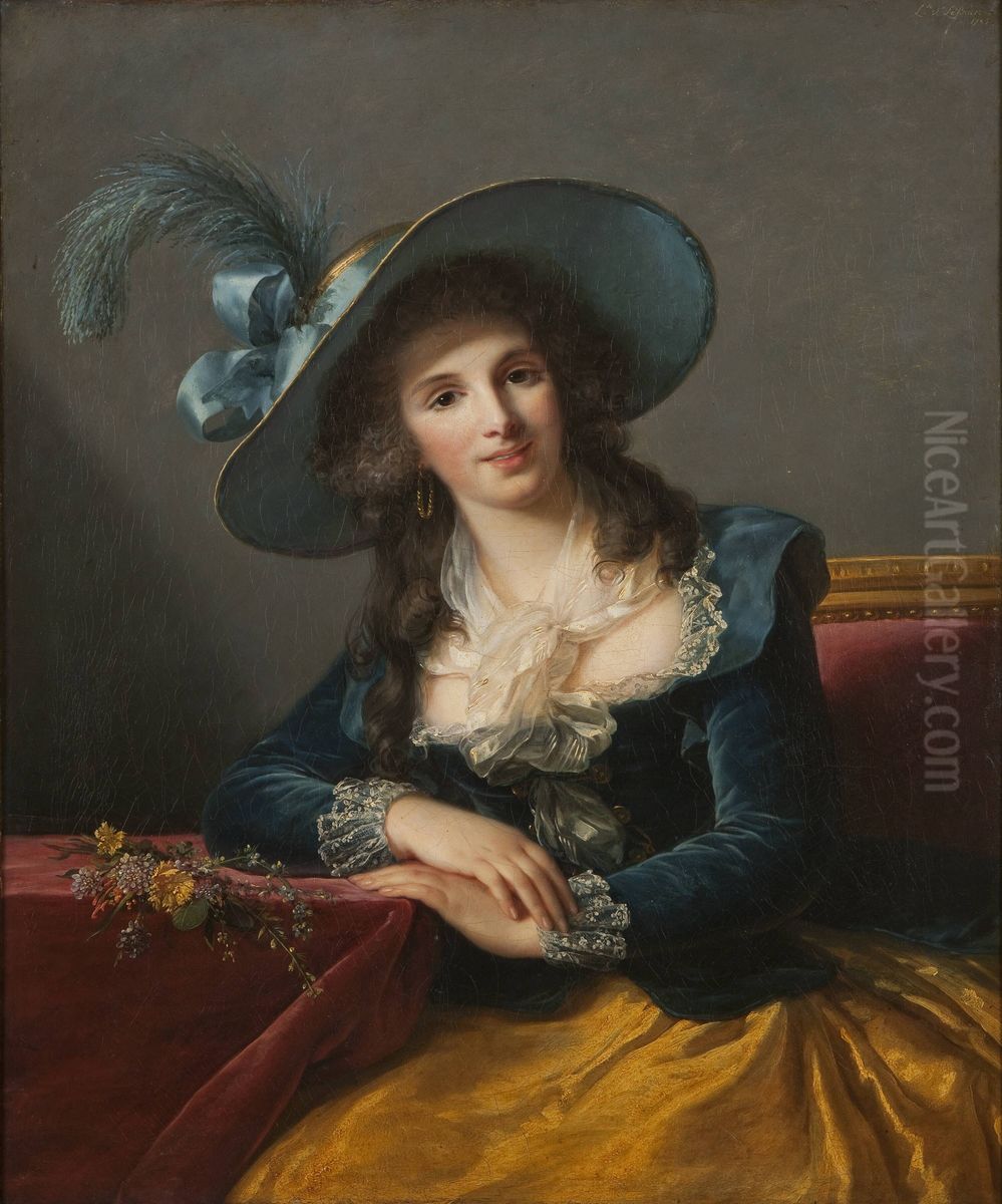 Antoinette-Elisabeth-Marie d'Aguesseau, Countess of Segur Oil Painting by Elisabeth Louise Vigee Le Brun