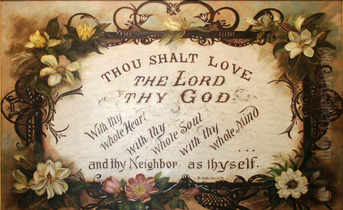 Thou shalt love the Lord thy God Oil Painting by Maurice Schnell
