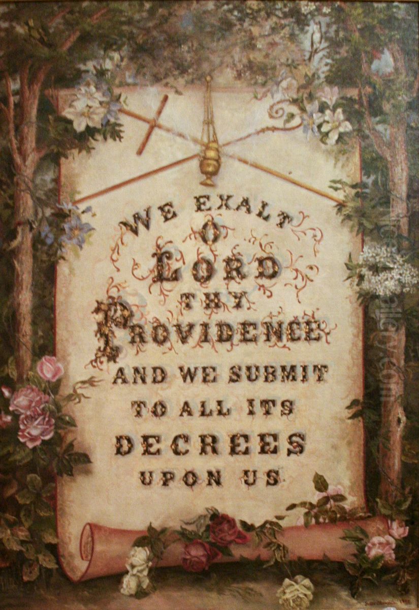 We exalt O Lord Thy Providence and we submit to all its decrees upon us Oil Painting by Maurice Schnell