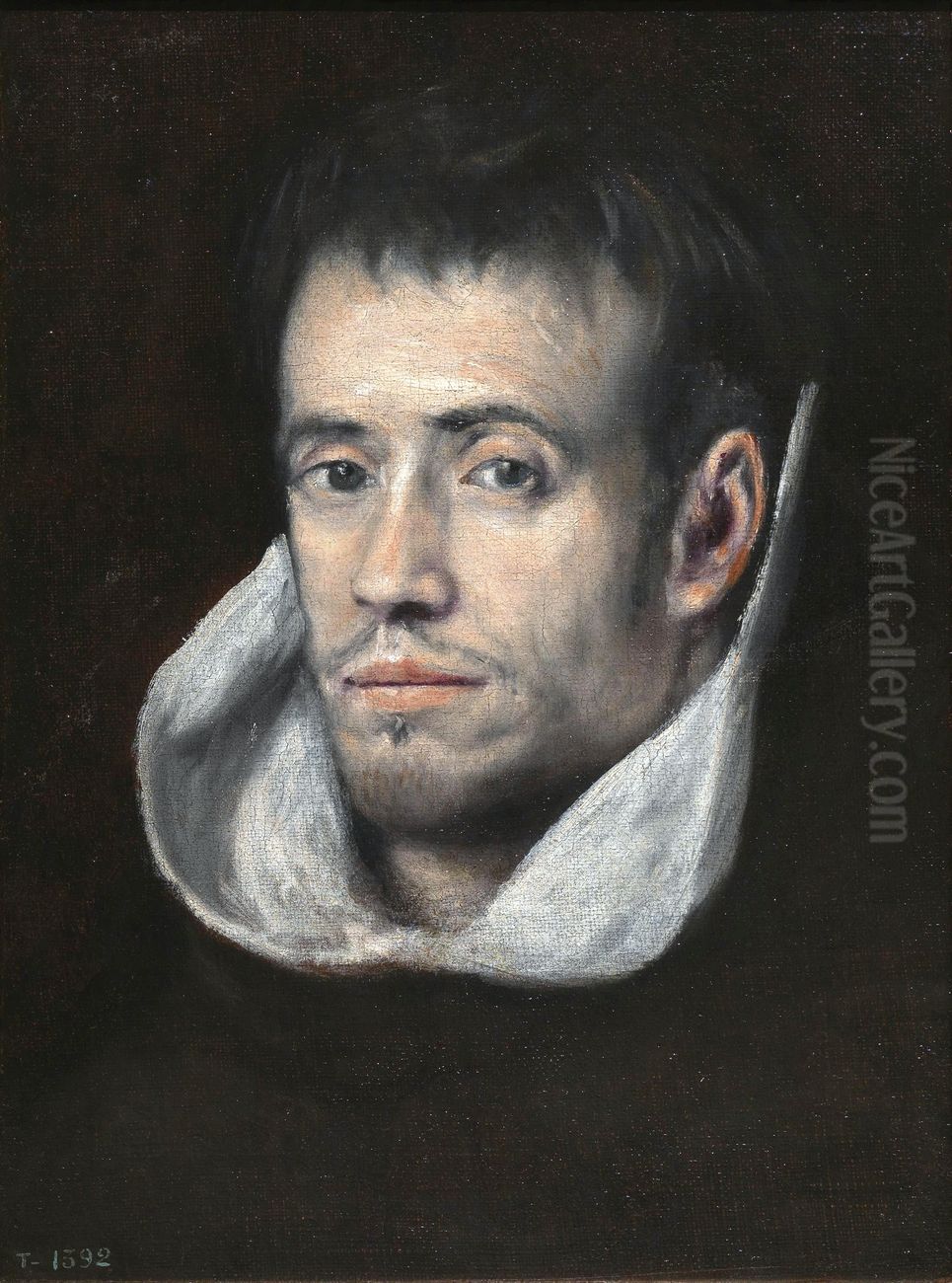 Portrait of Dominican (or Trinitarian) Friar Oil Painting by El Greco