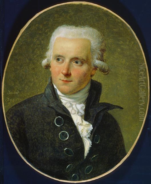 Portrait of Pierre Seriziat Oil Painting by Jacques-Louis David