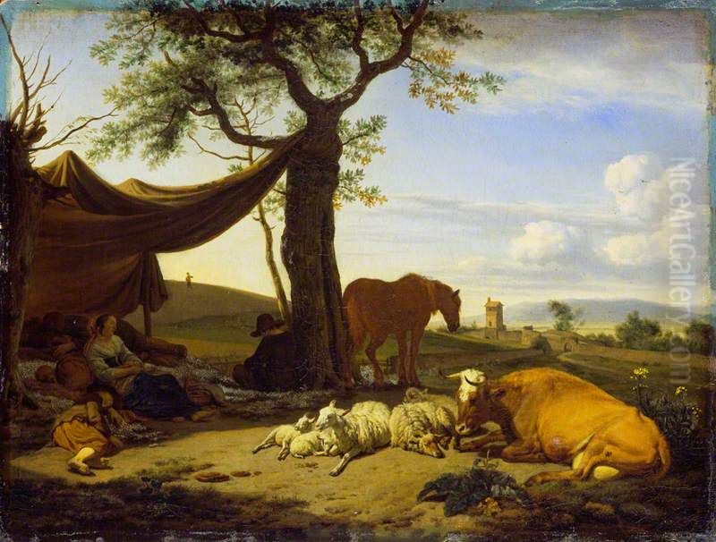 the Parable of the Tares Oil Painting by Adriaen Van De Velde