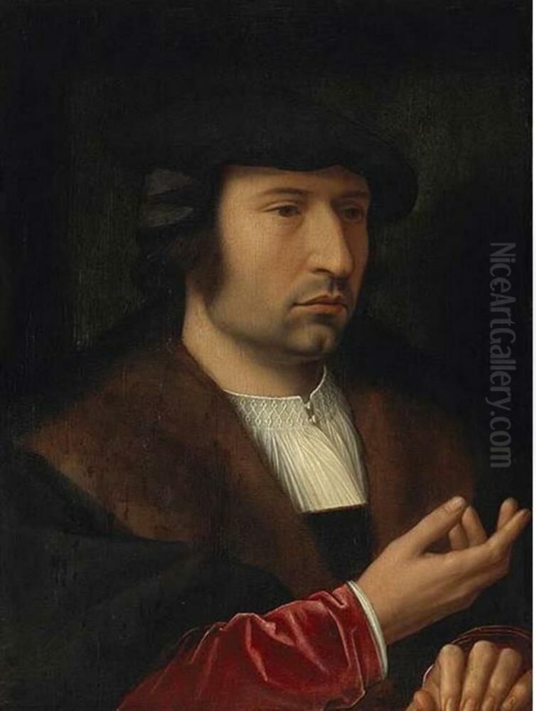 Portrait of a Man Oil Painting by Ambrosius Benson