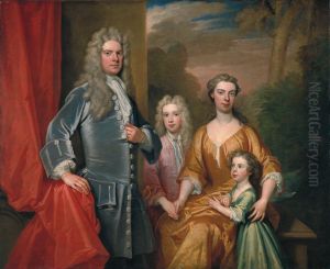 James Brydges et sa famille
