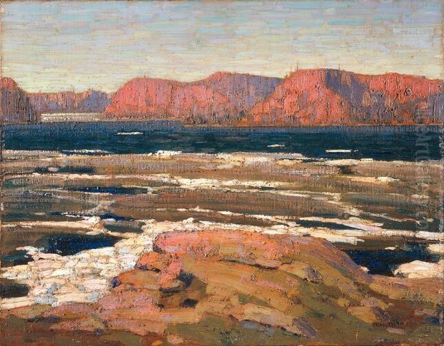 Petawawa Gorges (Early Spring) Oil Painting by Tom Thomson