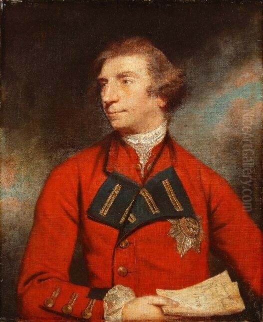 Sir Jeffrey Amherst (1717-1797) Oil Painting by Of Sir Joshua Reynolds