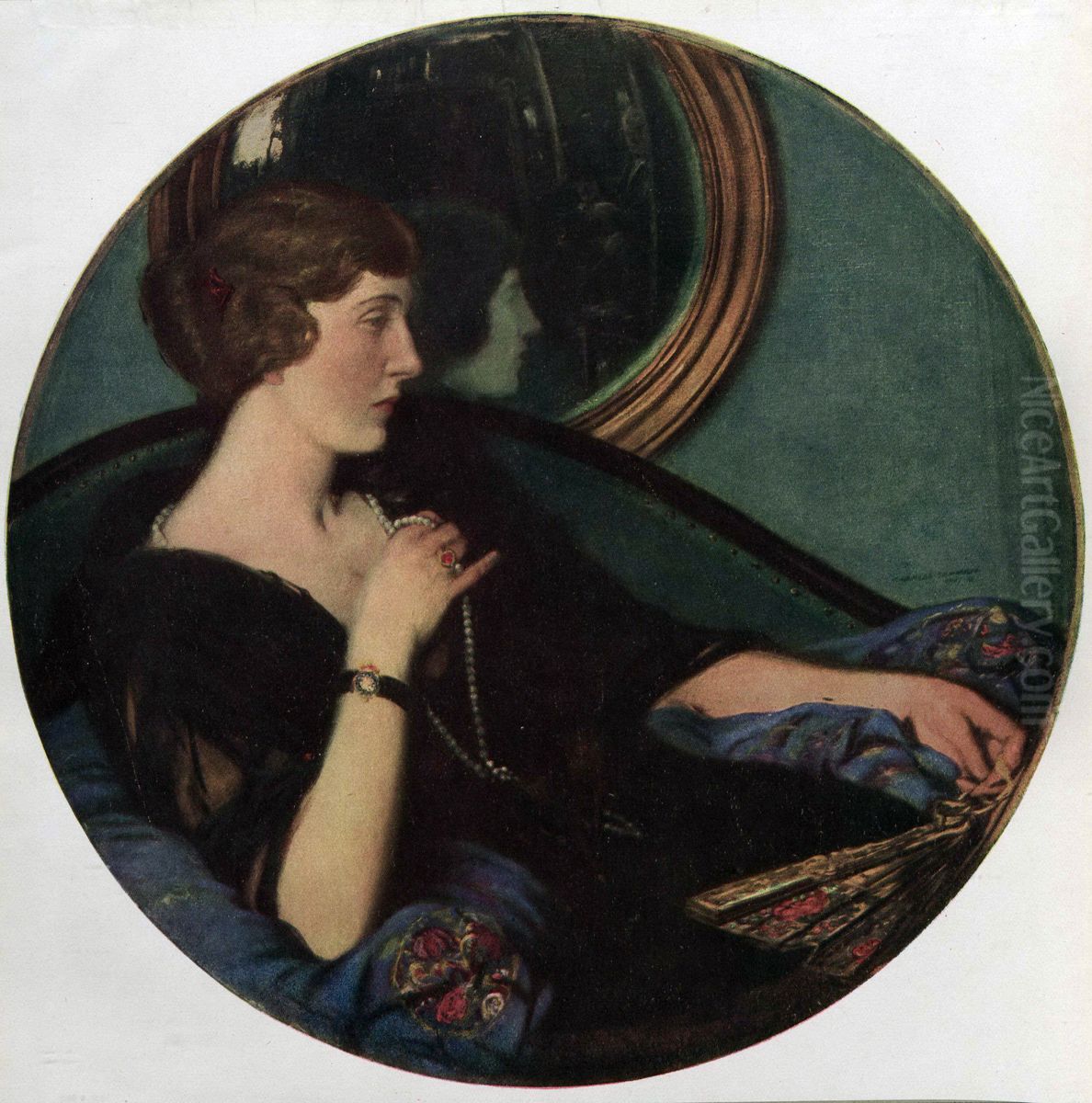 Princess Patricia of Connaught Oil Painting by Charles Haslewood Shannon