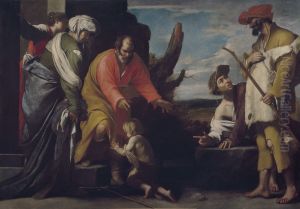 San Juan Bautista se despide de sus padres