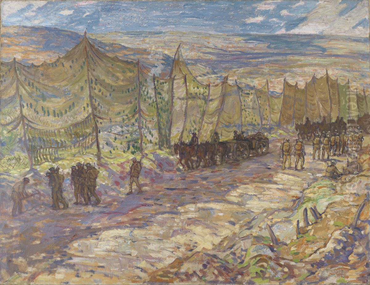 Screened Road 'A' Oil Painting by A. Y. Jackson