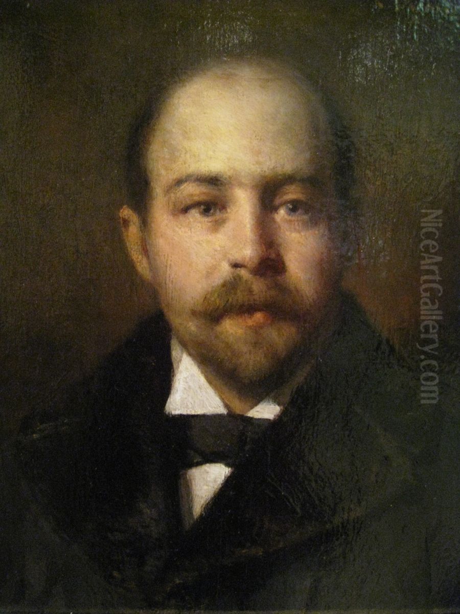 Rodolphe Boulet, medecin Oil Painting by Edmond Dyonnet