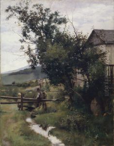 They loved to read in the flowing streams